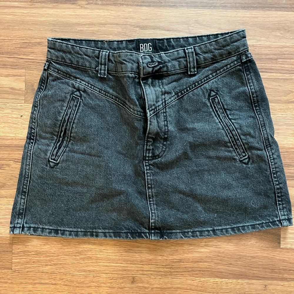 Urban Outfitters BDG Black Jean Skirt- Size M